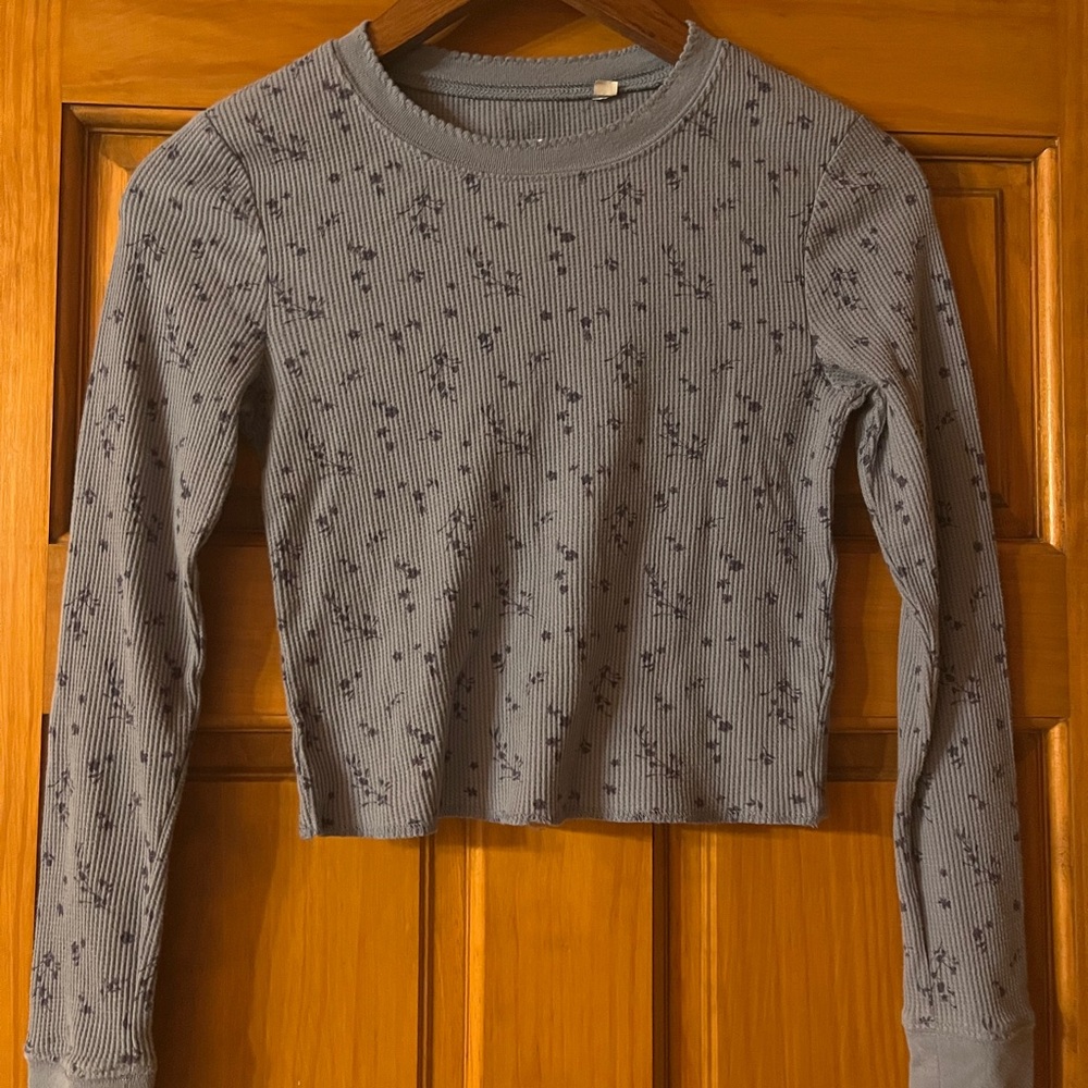 Thermal Blue floral shirt